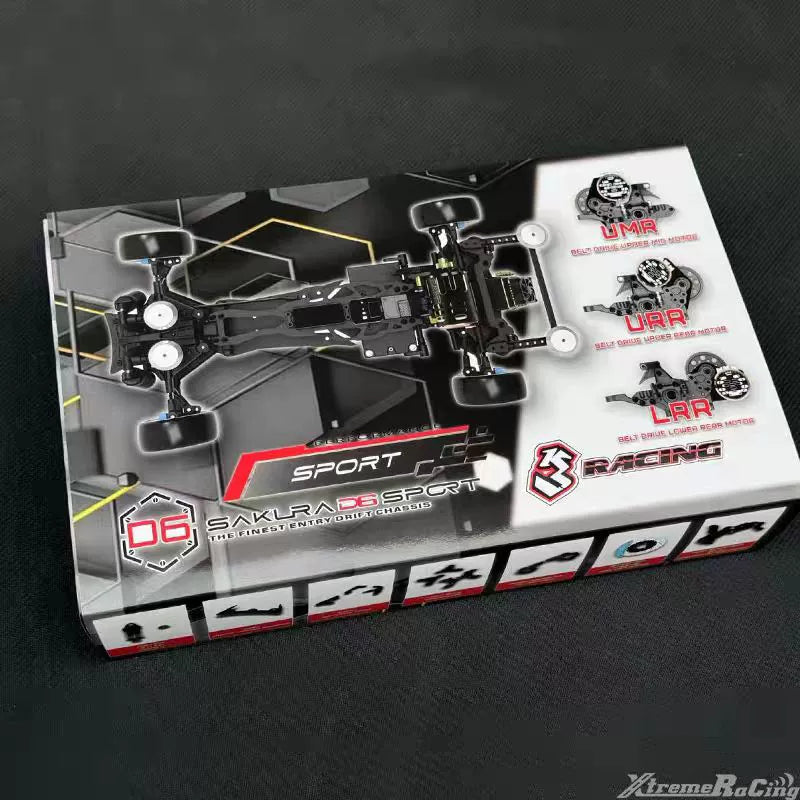 3RACING Sakura D6 SPORT 1/10 rwd rc drift car rtr – VAJJEXRC