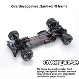 OVERDOSE OD3920 GALM V2 Anti+ 1/10  RWD RC DRIFT CAR FRAME KIT