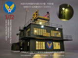 1:72 US Fighter Bomber Airport Scene Control Building Command Finished Model