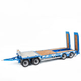 CUT MODEL 1/14 Metal Removable Hydraulic Tail Plate Low Bed Trailer CUT-QG2 + 2