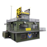 1:72 US Fighter Bomber Airport Scene Control Building Command Finished Model