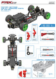 MST FRX RS 1/10 FR RC DRIFT CAR KIT 532215 532216