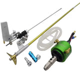 3.18Mm Flexible Shaft Bracket  Rudder 30mm Two-blade Copper Paddle 2835 RC BOAT Brushless Power Set