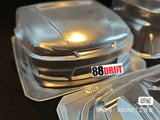 88Drift 1/10 RC Drift Car S15 Transparent Shell 200mm Wheelbase 257 Wheelbase