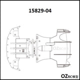 CAPO CD15829 GTR R34 1/8 Rc Car Plastic Parts