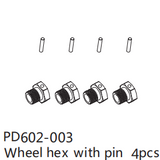 PDRacing 1/6 Magnitron PD602 Rc Car Metal Parts