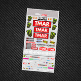 1/10 1/24 Rc Drift Car GR86 Shell Sticker D1TMAR2022 SC1656