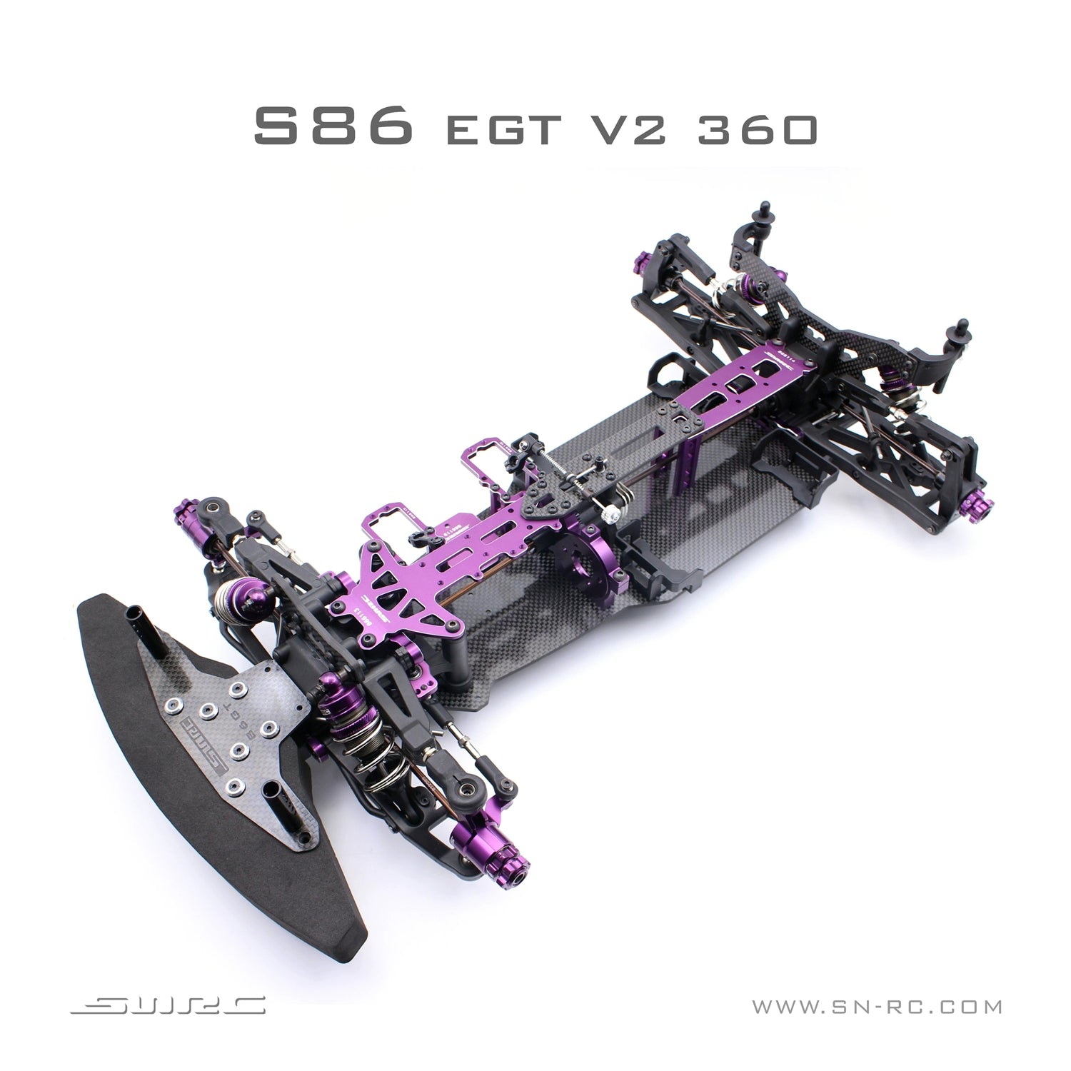 SNRC S86EGT V2 330 360 406 1/8 Rc Car Frame KIT – VAJJEXRC