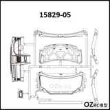 CAPO CD15829 GTR R34 1/8 Rc Car Plastic Parts