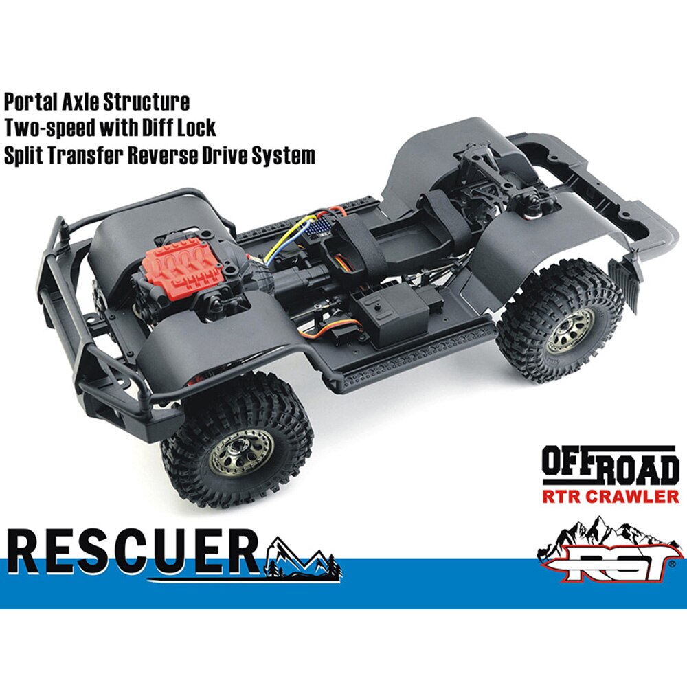 RGT EX86190 4WD LC76 1/10 RC Remote Control Climbing Car RTR