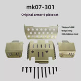 RLAARLO Mk07 Jk07pro Op Part Metal Accessories Armor Weight C Seat Steering Cup Bridge Cover Front Bar Differential Shell