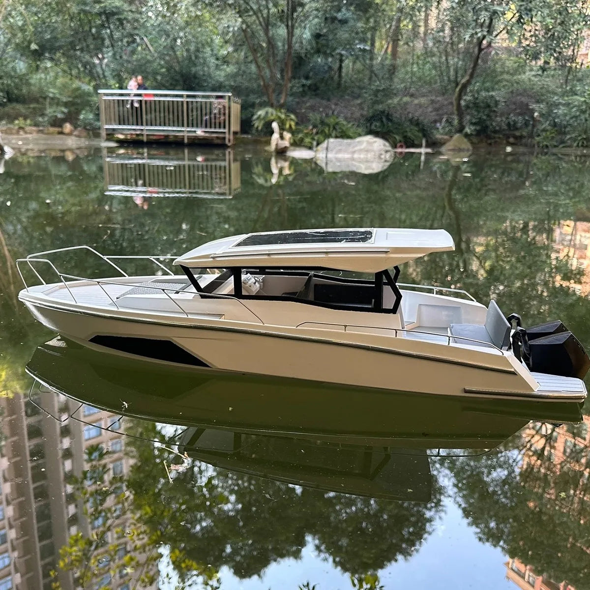 3D Printing Outboard Motor Luxury Yacht Remote Control Boat RTR