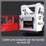 DOUBLE E E119  1/14 RC Hydraulic Tracked Bobcat Engineering Vehicle Skid Loader RTR