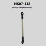 RLAARLO Mk07 Jk07pro Op Part Metal Accessories Armor Weight C Seat Steering Cup Bridge Cover Front Bar Differential Shell
