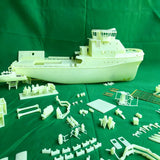 1/100 Scale RC Uzmar Rampage 6000 Schiffe Model Boat Kit