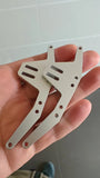 Skull 3D Printed Aluminum Alloy Pipe Frame Battery Compartment for 1/10 SCX10 VS4-10 Rc Rock Crawler Op