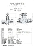 RCGF 21CCT V2 21cc Dual Cylinder Petrol/Engine with Exhaust Pipe for For RC Fixed  Airplane