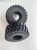 142MM Outer Diameter 1/14 RC Hydraulic Engineering Model Tire with Liner