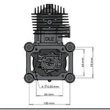 DLE 85 dle85 Gas Engine for RC Fixed Wing Aircraft Model