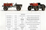 1/14 4X4 Metal RC VintageTractor MD009 RTR