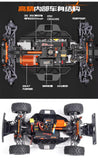 ZD RACING SC12 1/12 4wd Brushless Rc Car RTR