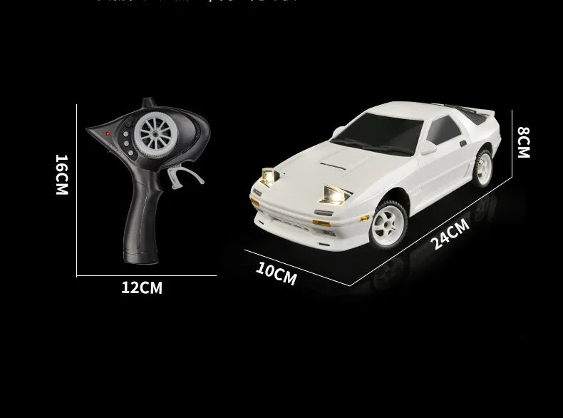 LD1802 RX7 1/18 2WD ESP Gyroscope RC Drift Car RTR – VAJJEXRC