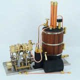 Engine Boiler Inline Double Cylinder Power Unit Suitable for 0.8M To 1.3M Rc Boat Power Model DIY