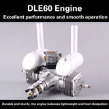 DLE 60 60CC Twin Gas Engine for RC Airplane Fixed Wing Model