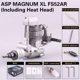 ASP FS52AR 52 8.56cc Scale Four Stroke Methanol Nitro Engine Motor for RC Fixed Wing Aircraft Airplane
