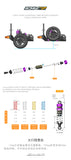 SNRC DK7 1/10 SHAFT‑DRIVEN ELECTRIC 4WD RALLY CAR CHASSIS
