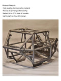 Skull 3D Printed Aluminum Alloy Pipe Frame Battery Compartment for 1/10 SCX10 VS4-10 Rc Rock Crawler Op