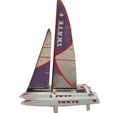 Remote Control Sailing SKATE1000 Fiberglass Hull Yacht  RTR