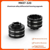 RLAARLO Mk07 Jk07pro Op Part Metal Accessories Armor Weight C Seat Steering Cup Bridge Cover Front Bar Differential Shell