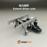 SCALECLUB KZQ-TY-1  1/14 TAMIYA RC Truck Rear Axle Extension Chassis Expansion