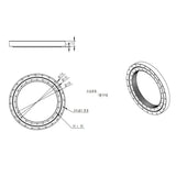 KABOLITE 1/14 Rc Hydraulic Excavator K970 Slewing Disc Slewing Bearing