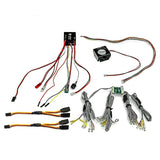 LESU Integrated Light Group Sound Group Assembly CNC Shell for 1/14 Tamiya Rc Truck DIY EL-007