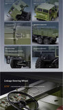RLAARLO CQ261 1/10 6x6 RC BRUSHLESS Military Truck RTR