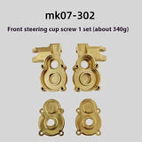 RLAARLO Mk07 Jk07pro Op Part Metal Accessories Armor Weight C Seat Steering Cup Bridge Cover Front Bar Differential Shell