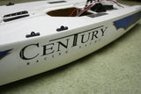 2.4GHz 4 Channel Century 750 BS03 Fibreglass Radio Control RC Sailboat  RTR