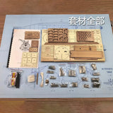 1/28 ICTINEO Generation 2 Submarine Wooden Mmodel Building Kit