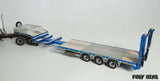 FURY BEAR Nooxion 1/14 OSDS 48-03 Series Engineering 3-axle Trailer Model