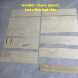 1/16 Coast Guard Lifeboat Handmade Wooden Boat Model Diy Kit