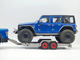 JDMODEL JDM-228 Metal Flatbed Trailer  Adjustable Towed for 1/10 RC Remote Control Car
