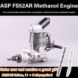 ASP FS52AR 52 8.56cc Scale Four Stroke Methanol Nitro Engine Motor for RC Fixed Wing Aircraft Airplane