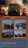 RLAARLO CQ261 1/10 6x6 RC BRUSHLESS Military Truck RTR