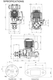 Ephil XG-38cc-R Pro RC Aircraft Engine WITH Electric Starter