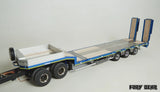 FURY BEAR Nooxion 1/14 OSDS 48-03 Series Engineering 3-axle Trailer Model