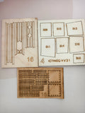 1/28 ICTINEO Generation 2 Submarine Wooden Mmodel Building Kit