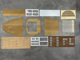 1/32 Pround Mary Fiberglass RC Tugboat Model Kit