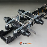 1/14 RC Truck 8 Airbag Suspension System For Tamiya 1/14 RC Tractor Truck Parts Accessories SCALECLUB XG8QN-TY-1